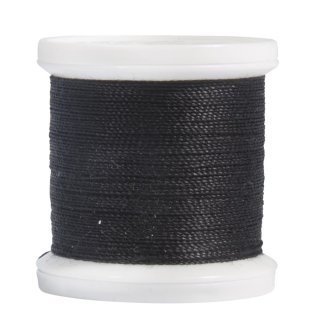 Perlen-Aufreihgarn, 0,5mm ø, schwarz, 100m, SB-Btl 1Spule