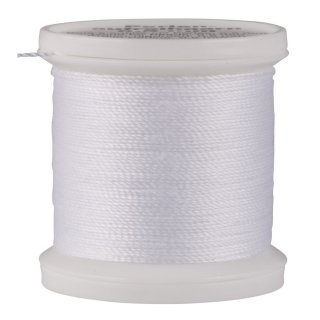 Perlen-Aufreihgarn, 0,5mm ø, weiß, 100m, SB-Btl 1Spule