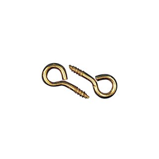 Ringschrauben, messing, 12x5 mm