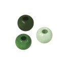 Holz Perlen Mischung FSC 100%, 4mm ø, grün...
