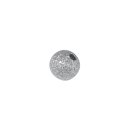 Diamantierte Perle, 6mm &oslash;, silber, Loch &oslash;...