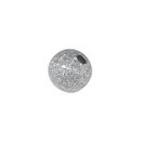 Diamantierte Perle, 10mm &oslash;, silber, Loch &oslash;...