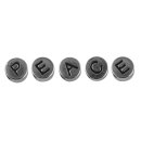 Metall-Perlen-Mix "Peace", 7mm ø,...