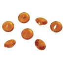 Acryl Streuteile Diamant, 12mm &oslash;, orange, Dose 60g