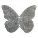Metall Schmetterling, 4cm, SB-Btl 6Stück