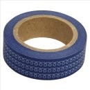 Washi Tape Spirale, royalblau