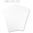 Metallic-Papier, weiß, 21,3x30,0 cm, 240g/m2