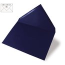 Kuvert B6, uni, nachtblau, 180x120mm, 90g/m2