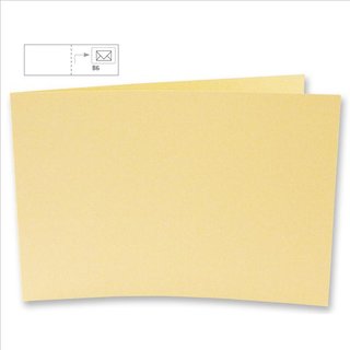 Karte B6, querformat, beige, 336x116mm, 220g/m2