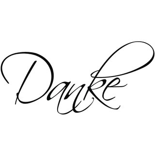 H.- Stempel Danke, 3x6cm