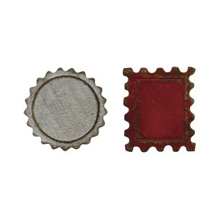 Sizzix Movers&Shapers Schablone v.T.H., Bottle Cap&Stamp