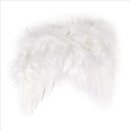 Engelflügel aus Federn, weiß, 15 cm, SB-Btl. 2...