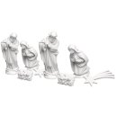 Krippenfiguren Heilige Familie + Komet, 30 mm