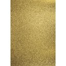 A4 Bastelkarton: Glitter, gold, 210x297mm, 200...