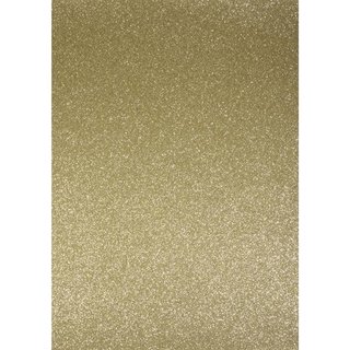A4 Bastelkarton: Glitter, renaissance gold, 210x297mm, 200 g/m²,1Bogen