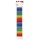 Wachs-Regenbogenflachstreifen, 220x3mm, 13 Streifen à 3mm
