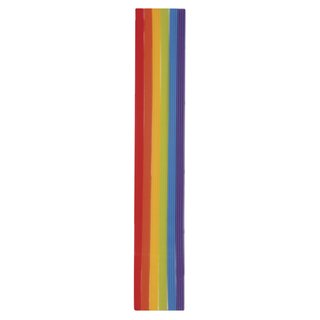 Wachs-Zierstreifen Regenbogen 1mm, 200x1mm, 6 Farben á 3 Streifen sortiert