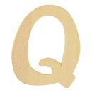 Holz- Buchstaben FSC Mix Credit, 6cm &oslash; Q