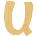 Holz- Buchstaben FSC Mix Credit, 6cm &oslash; U