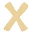 Holz- Buchstaben FSC Mix Credit, 6cm ø X