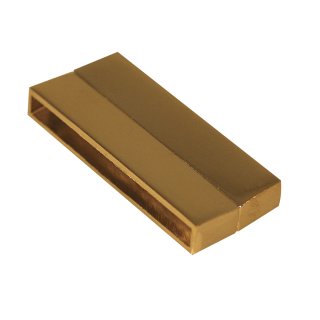 Magnetschließe glatt 2-teilig, gold, 43mm