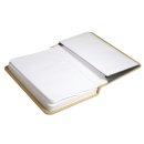 Kraftpapier-Notizbuch, 9x14x1,5cm, 100 Blatt, 80 g/m²