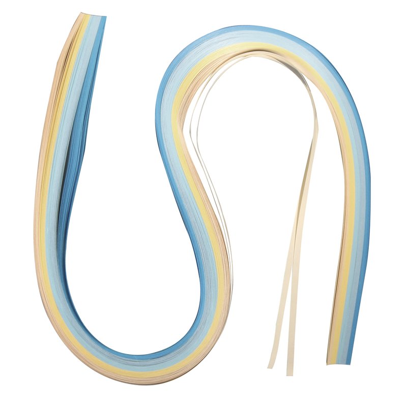 Rayher Papier Für Quilling 53x0,3cm, 80 G/m2, 100Stück, Rot/gelb Töne