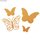 Stanzschablonen-Set: Whimsical Butterflies, 1,3-4,5cm, 5-teilig
