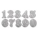 Stanzschablonen-Set: Small Numbers, 0,8-1,4cm, 10-teilig