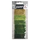 Flitter SB-Mischung, grün, 6 Farben á 2g,...